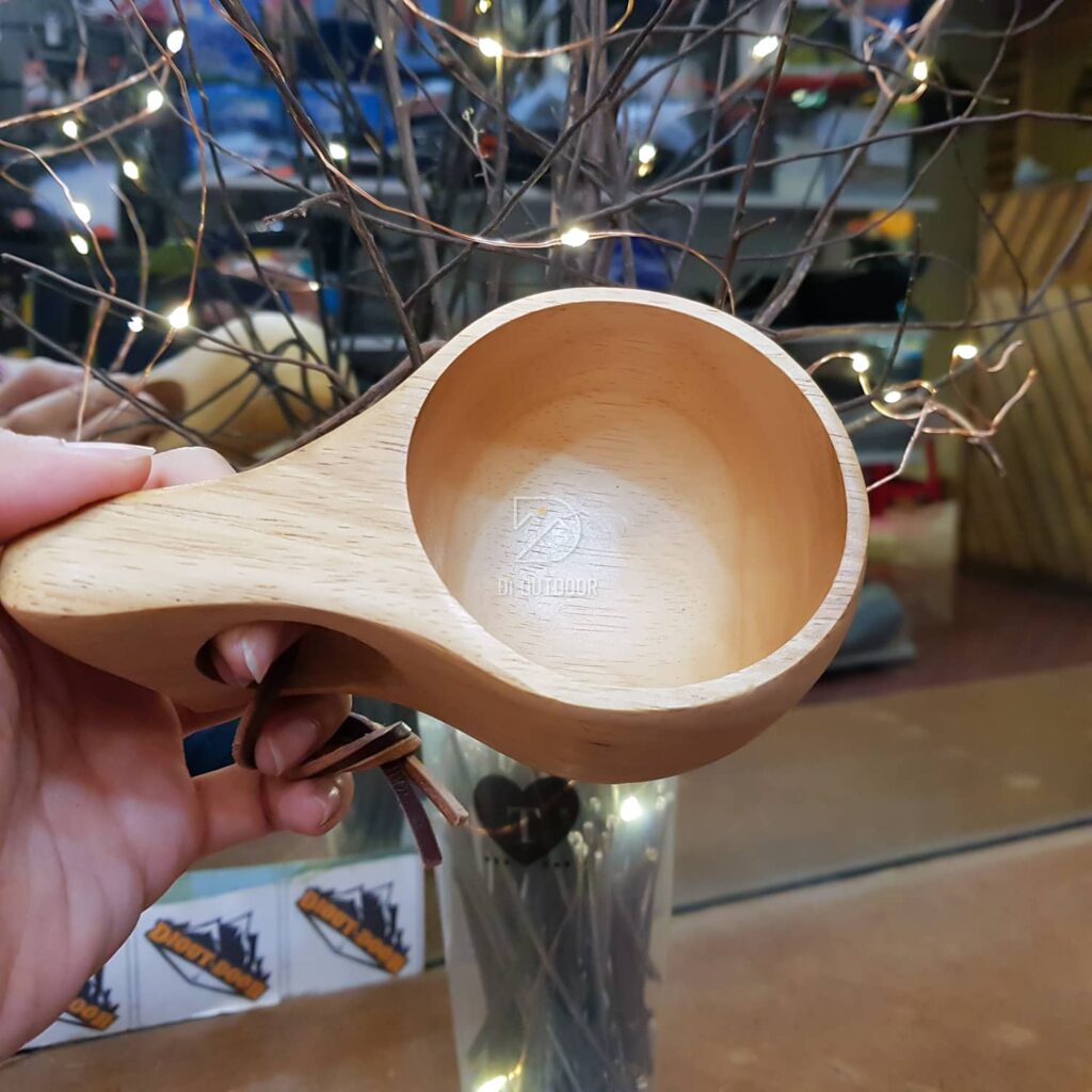 Cốc gỗ kuksa handmade cao su tự nhiên