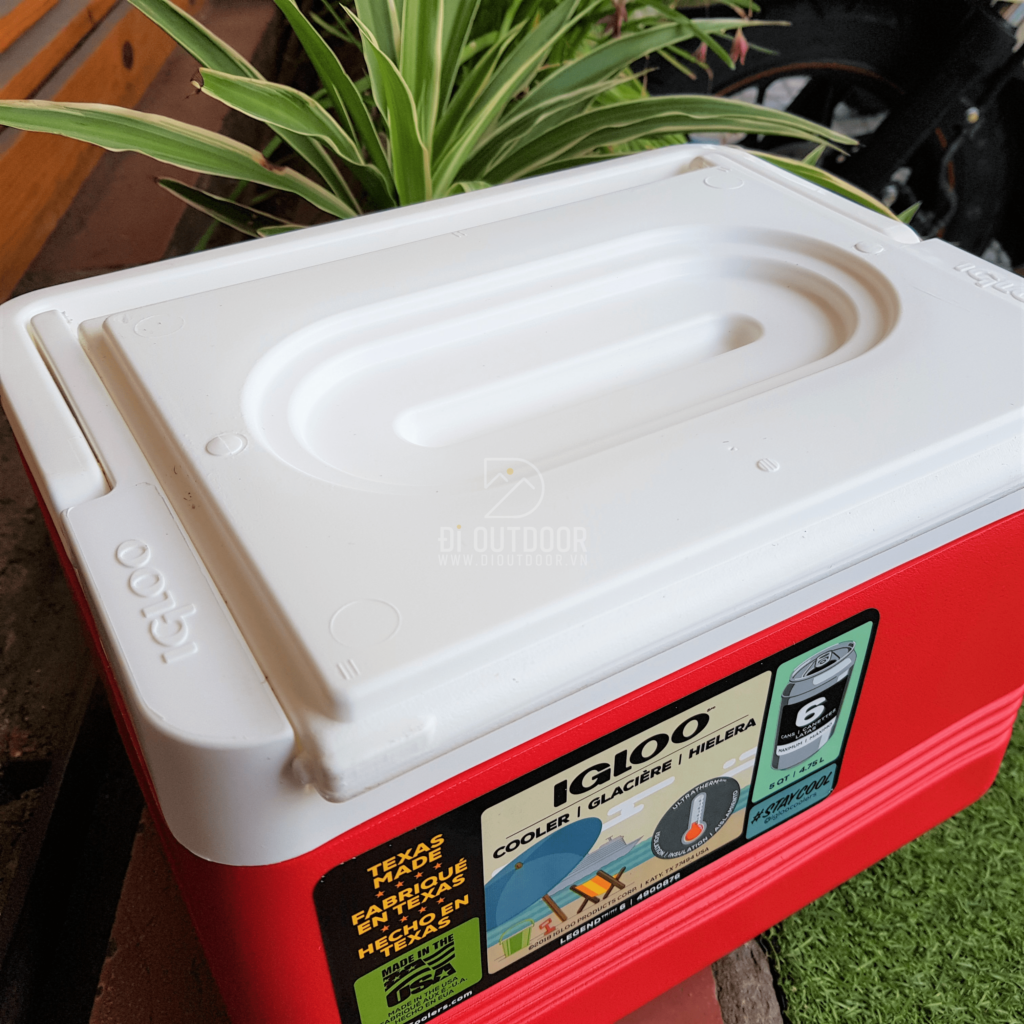 Thùng đá giữ lạnh igloo legend 6 lon 4. 7l
