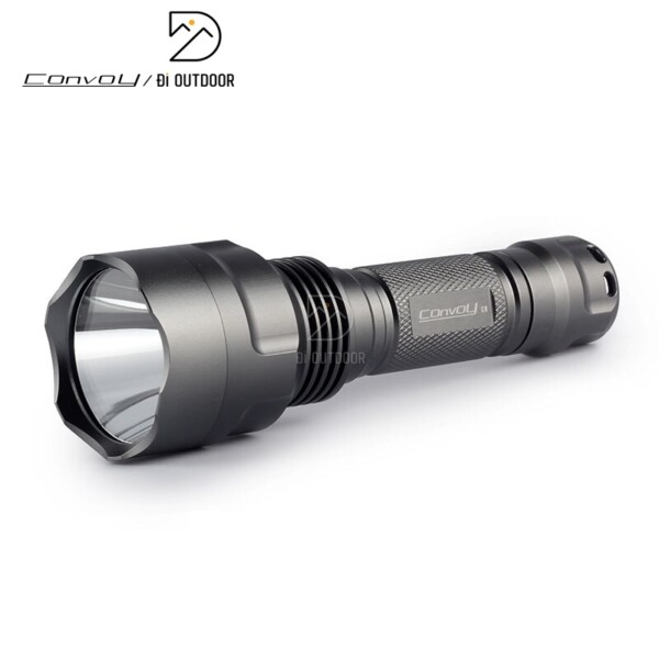 Đèn pin siêu sáng convoy c8 xml2 t6 u2 màu bạc