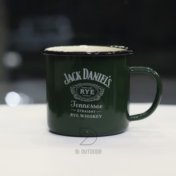 Cốc tráng men dã ngoại cắm trại vintage