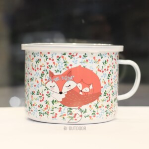 Cốc Tráng Men Dã Ngoại Cắm Trại Vintage