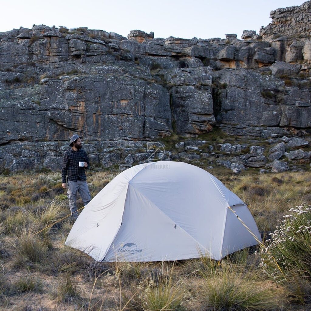 Lều cắm trại 2 người naturehike mongar siêu gọn nhẹ