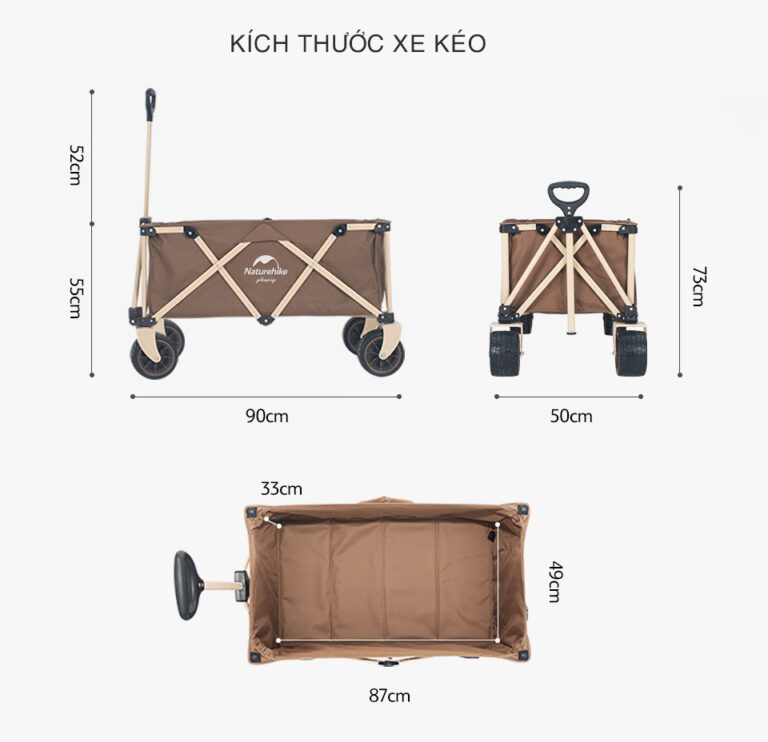 Xe kéo đa năng gấp gọn naturehike tc03 nh20pj009