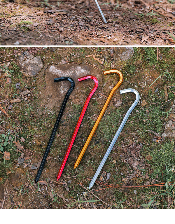 Cọc ghim lều- cọc ghim tăng bạt nhôm siêu nhẹ - ảnh 7