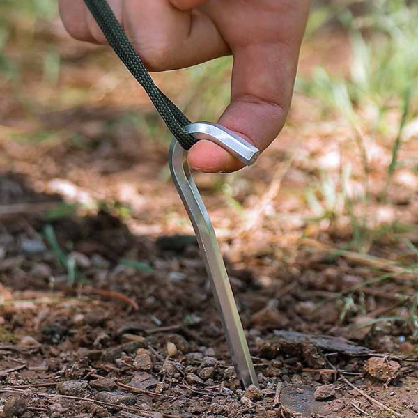Cọc ghim lều- cọc ghim tăng bạt nhôm siêu nhẹ - ảnh 5