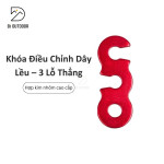 Khóa điều chỉnh dây lều 3 lỗ thẳng