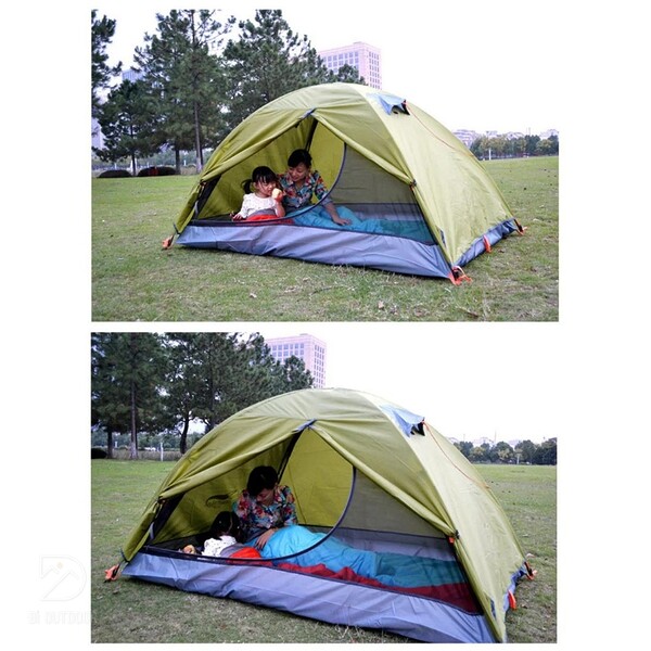 Lều cắm trại 2 người , 2 lớp chống mưa desert & fox