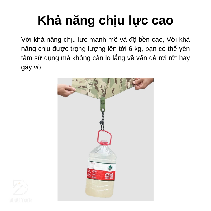 Kẹp căng tăng bạt, mái che, lều trại - tarp clips Kẹp kéo mái che tăng bạt