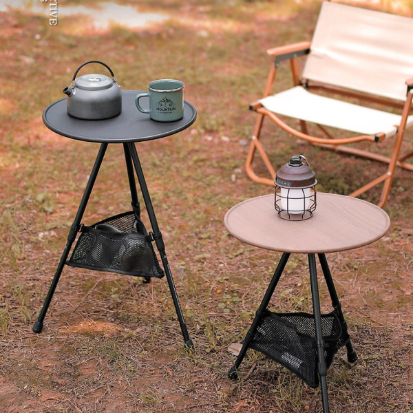 Bàn tròn xếp gọn dã ngoại dùng cho picnic và camping