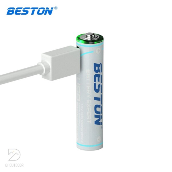 Pin sạc aaa beston 3ac-18 lithium 600mwh 1. 5v type-c