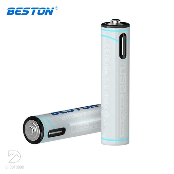 Pin sạc aaa beston 3ac-18 lithium 600mwh 1. 5v type-c