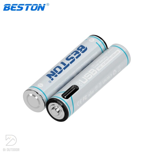 Pin sạc aaa beston 3ac-18 lithium 600mwh 1. 5v type-c