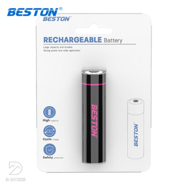 Pin sạc 18650 2600mah 3. 7v 5a beston 65n-26 lithium li-on