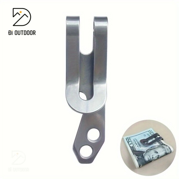 Kẹp tiền edc inox thép không gỉ 3 in 1