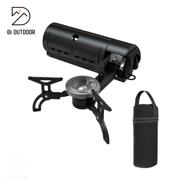 Bếp ga xếp gọn dã ngoại 2800w kèm van điều áp