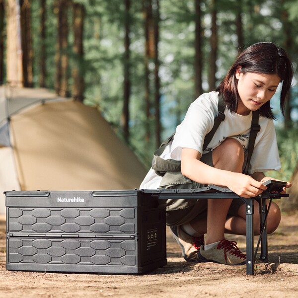 Bàn tích hợp thùng xếp gọn 50l naturehike cnk2450xb018