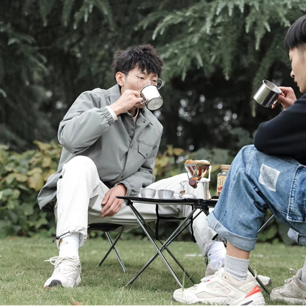 Giá đỡ phễu coffee xếp gọn inox cho du lịch, cắm trại - ảnh 2