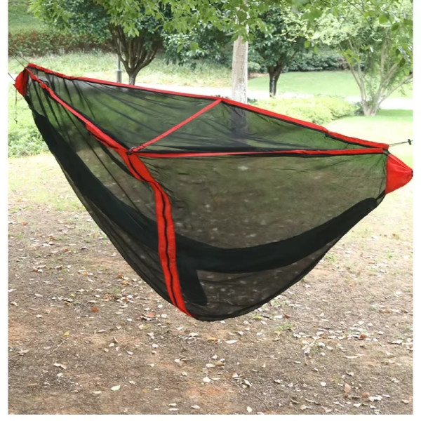 Màn chống muỗi cho võng lưới nylon có khóa kéo, gọn nhẹ - ảnh 3