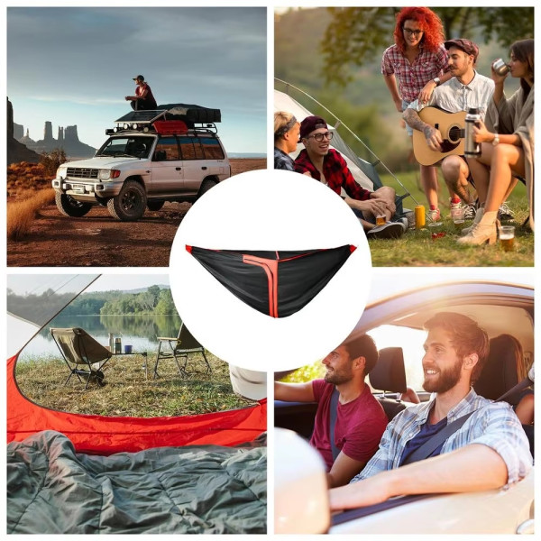 Màn chống muỗi cho võng lưới nylon có khóa kéo, gọn nhẹ - ảnh 9