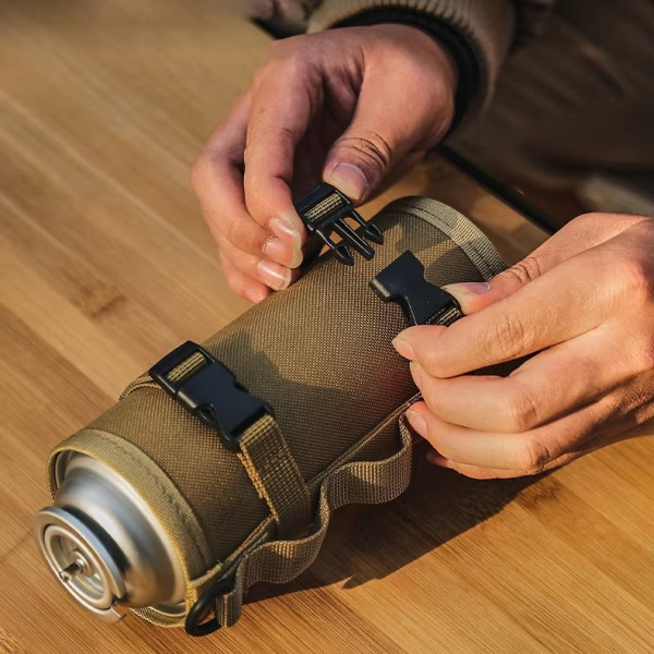 Bao bọc bình gas mini kiểu gas canister cover, gọn nhẹ cho nấu ăn ngoài trời