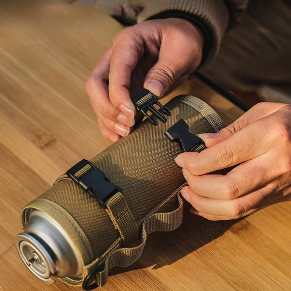 Vỏ bọc bình gas mini 170x70mm, túi bọc bình gas mini cho hoạt động camping