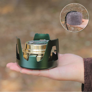 Bếp cồn nước dã ngoại đốt 360 độ cho nhiệt ổn định