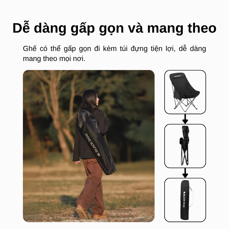 Ghế dã ngoại black dog cbd2450jj039 | tựa lưng cao Ghế dã ngoại black dog cbd2450jj039 | tựa lưng cao