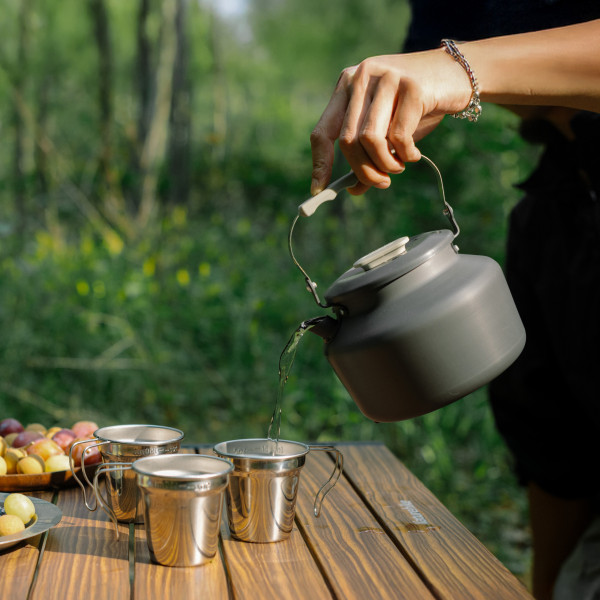 Bộ ấm pha trà picnic naturehike cnk2450cf030 rót nước dễ