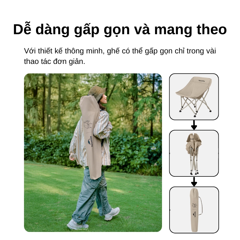 Ghế xếp stellaluna t04 naturehike cnk2550jj022 Ghế xếp stellaluna t04 naturehike cnk2550jj022