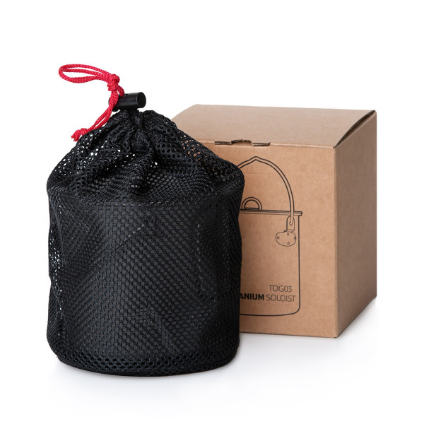 Titanium pot naturehike tdg02 nh18t202-b trong bộ cookware dã ngoại