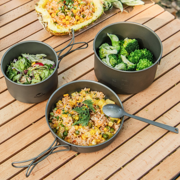 Nồi titanium naturehike tdg02 nh18t202-b 1. 3l - ảnh 7