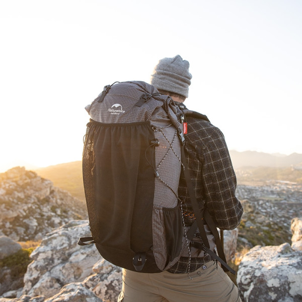 Balo hiking naturehike rock 40+5l nh20bb113 khung nhôm - ảnh 11