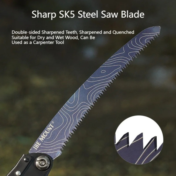 Cưa dã ngoại ise mount gọn nhẹ cho camping và trekking