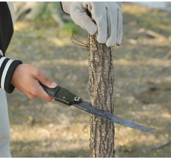 Cưa sinh tồn ise mount dùng cho bushcraft và xử lý củi nhỏ