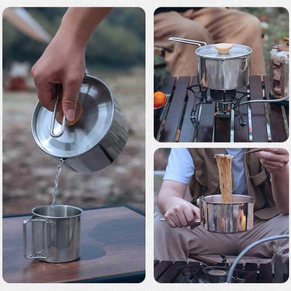 Nồi nấu soup ngoài trời dung tích lớn cho nhóm nhỏ