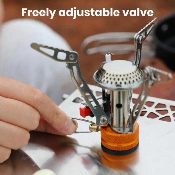 Bếp gas dã ngoại gấp gọn inox chống gỉ chống ăn mòn