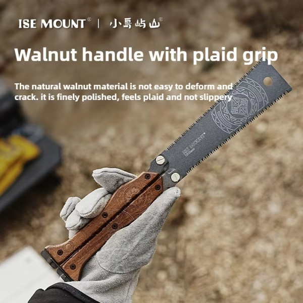 Cưa gấp cầm tay ise mount dùng cho cắm trại và gia dụng