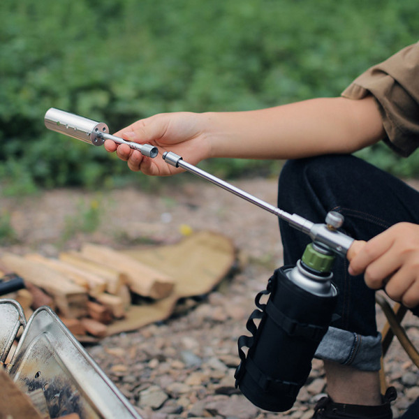 Đèn khò gas cắm trại cán dài mồi lửa nhanh ít khói