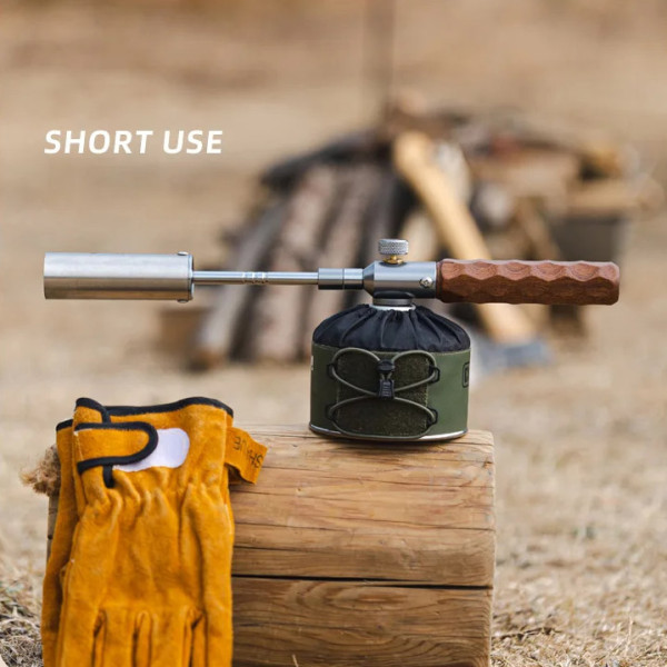 Đèn khò bbq cán dài mồi than nhanh gọn khi picnic