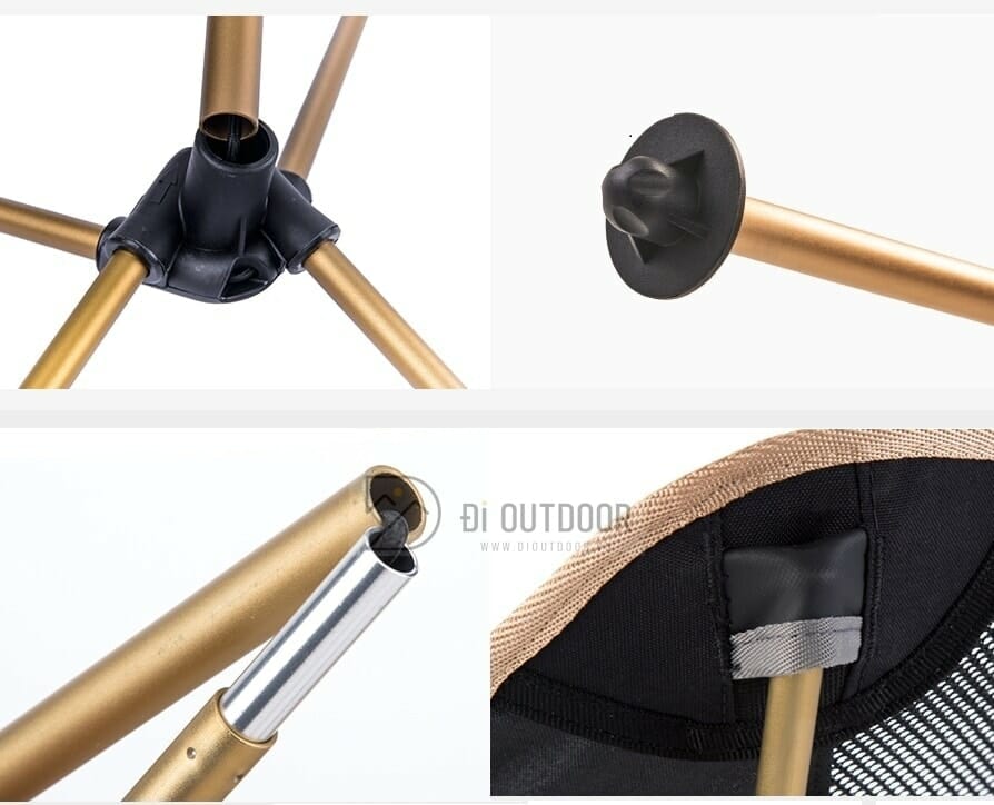 Ghế xếp gọn cắm trại dã ngoại có tựa đầu thương hiệu naturehike