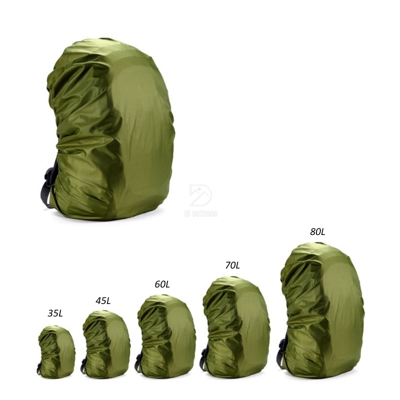 Áo mưa balo bọc balo chống nước 35l-80l Áo mưa balo bọc balo chống nước 35l-80l