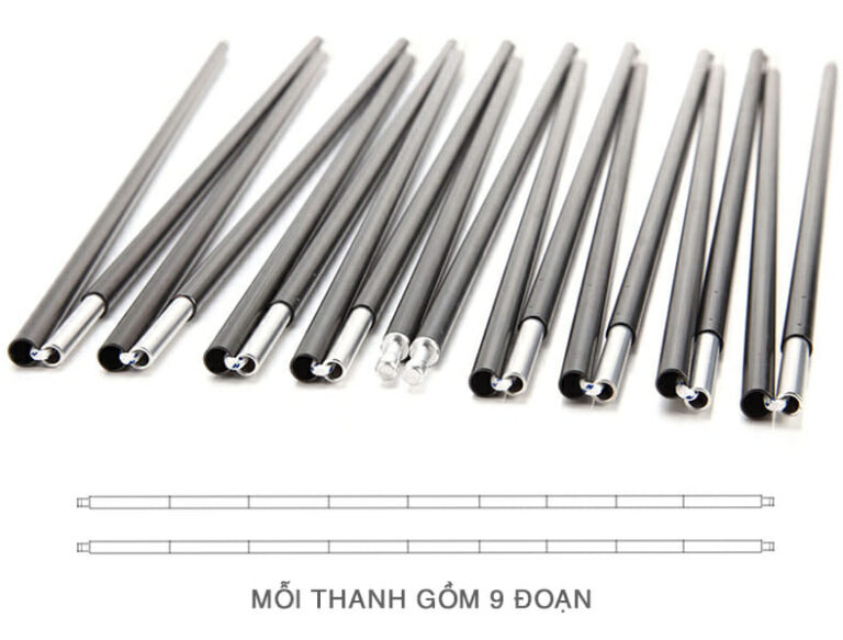 Khung lều nhôm 7001 - thanh lều thay thế sữa chữa lều Khung lều nhôm 7001 thay thế & sữa chữa