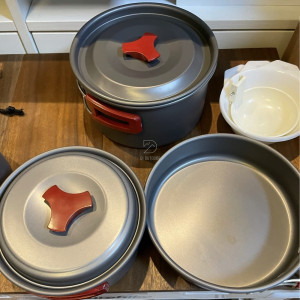 Bộ nồi cắm trại 2-3 người Naturehike NH15T203-G