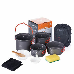 Bộ nồi cắm trại 2-3 người Naturehike NH15T401-G