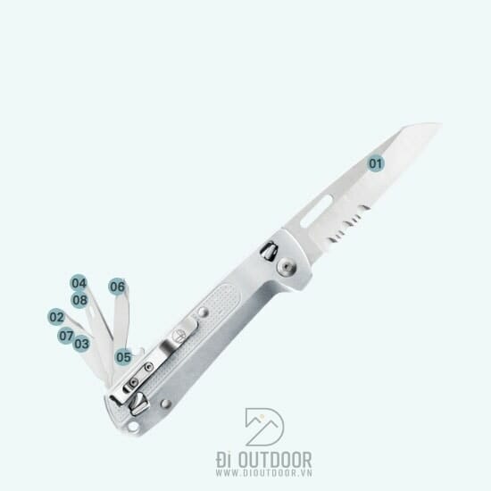 Dao xếp đa năng leatherman free k2x - knives