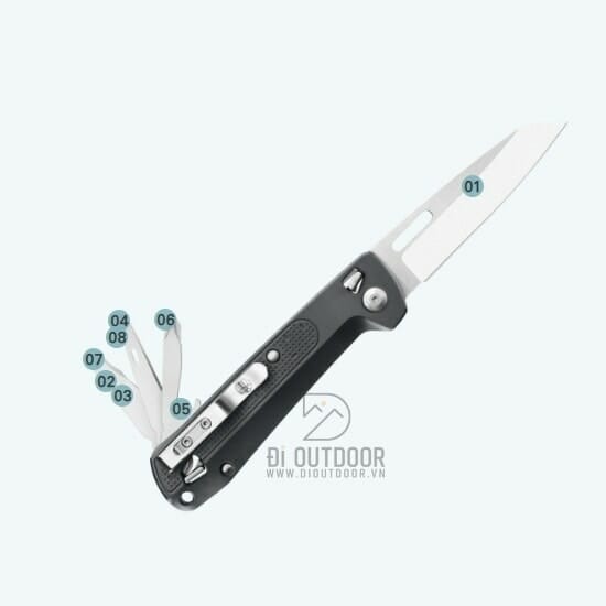Công cụ dao xếp leatherman free k2 - knives