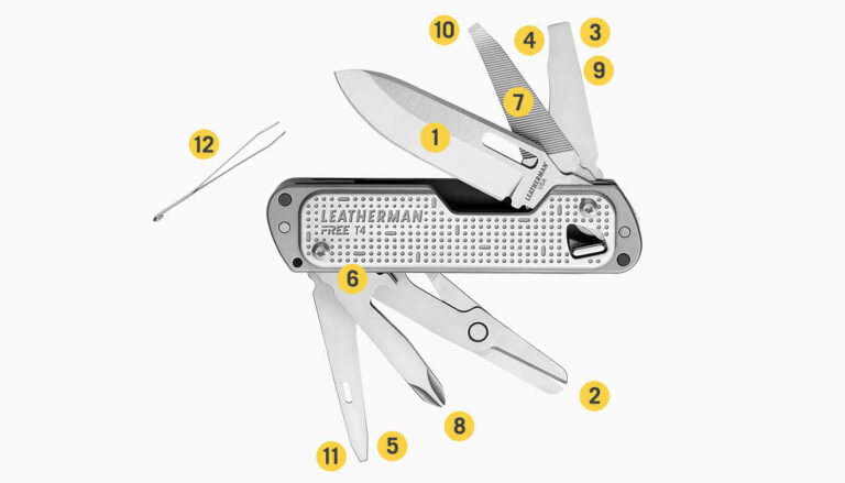 Dao đa năng leatherman free t4 Leatherman free-t4-tools
