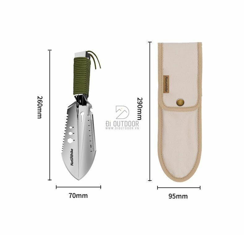 Xẻng dã ngoại đa năng 8 in 1 naturehike nh20gj001 Xẻng dã ngoại đa năng 8 in 1 naturehike nh20gj001