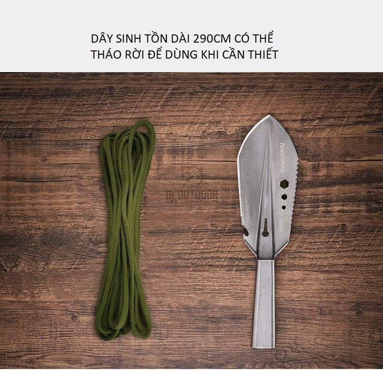 Xẻng dã ngoại đa năng 8 in 1 naturehike nh20gj001 Xẻng dã ngoại đa năng 8 in 1 naturehike nh20gj001