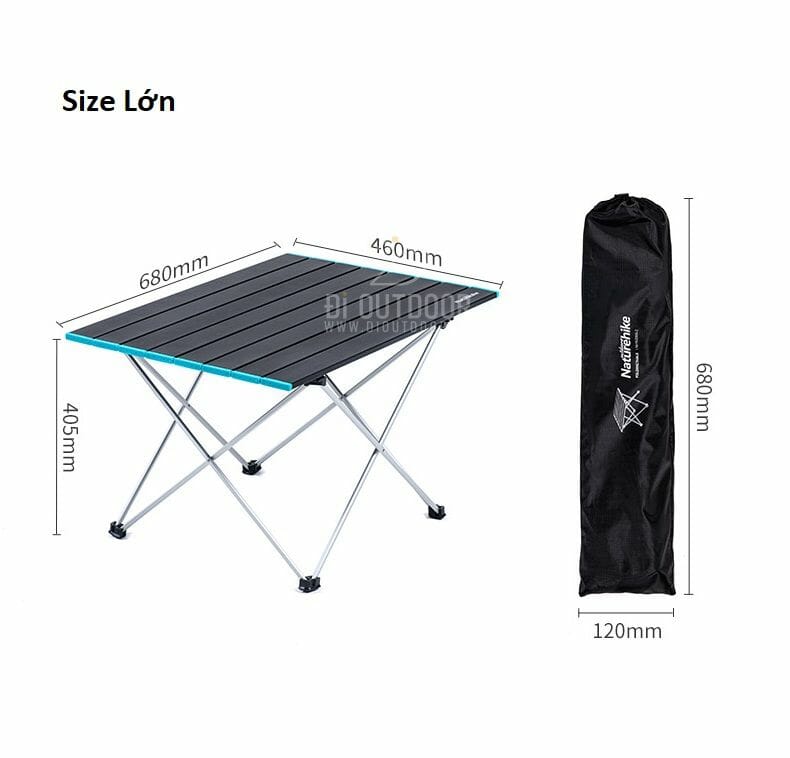 Bàn nhôm naturehike xếp gọn - nh19z008-z Bàn nhôm naturehike xếp gọn - nh19z008-z